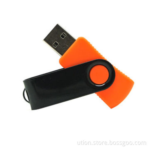 Plastic swivel USB pen drive with bootable function and 5 to 90% RH humidity range, free sampleNew